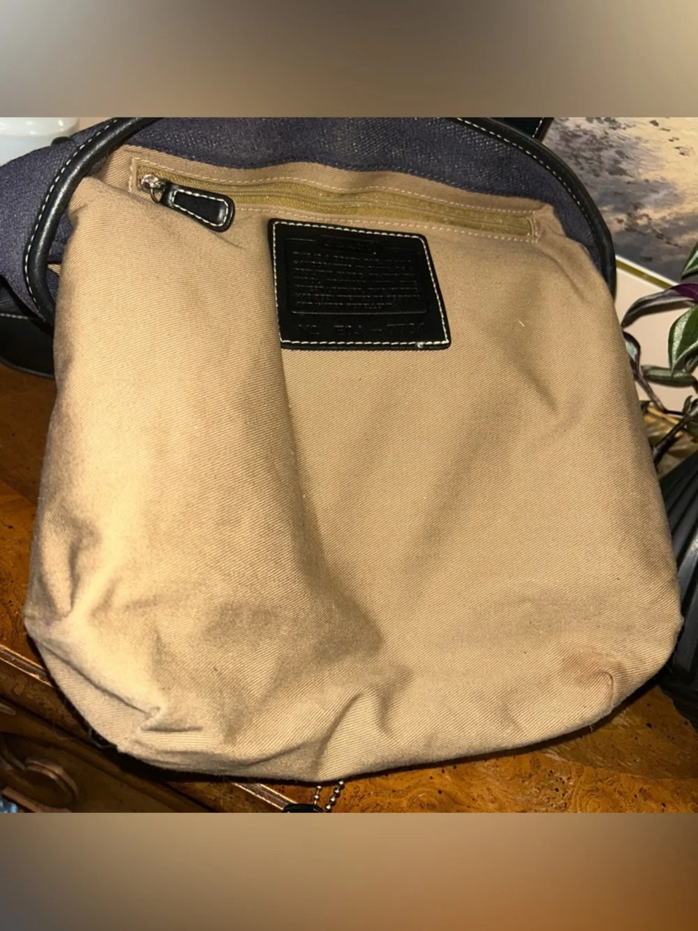 Vintage Coach Y2K Denim Small Tote - Picture 12 of 16